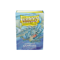 Dragon Shield Matte Sapphire Deck Protector Sleeves (60) [SMALL]