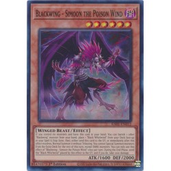 Blackwing - Simoon the Poison Wind [RA01-EN012 Super Rare 1st Edition]