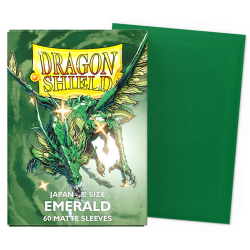 Dragon Shield Matte Emerald Deck Protector Sleeves (60) [SMALL]