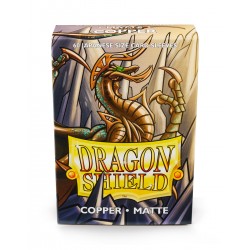 Dragon Shield Matte Copper Deck Protector Sleeves (60) [SMALL]